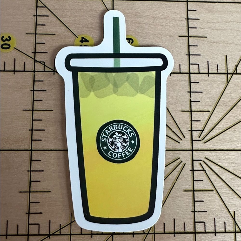💜13/$13 +Bundle Sticker Sale| Refresher Lemonade Starbucks Waterproof Sticker